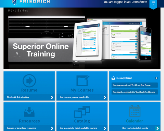 Friedrich Online Training