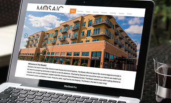 Mosaic Apartments Website